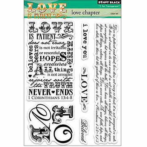 Penny Black Love You Clear Stamps